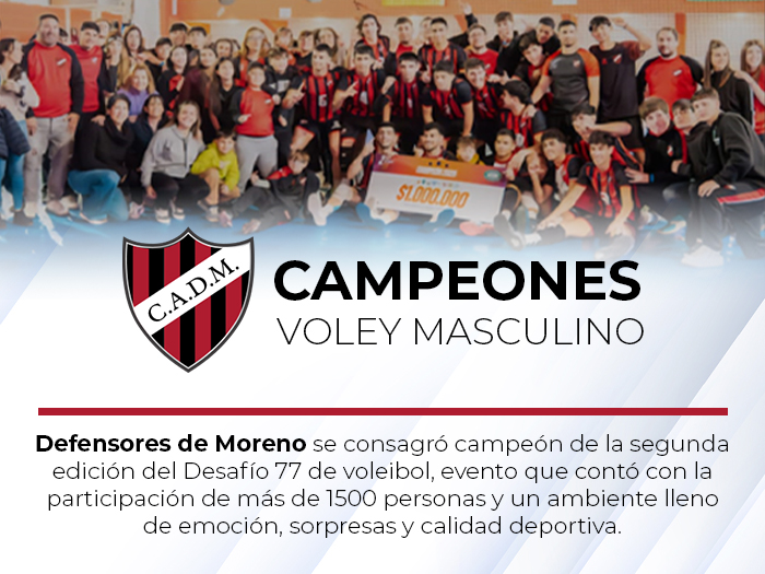 Voley Masculino Campeones