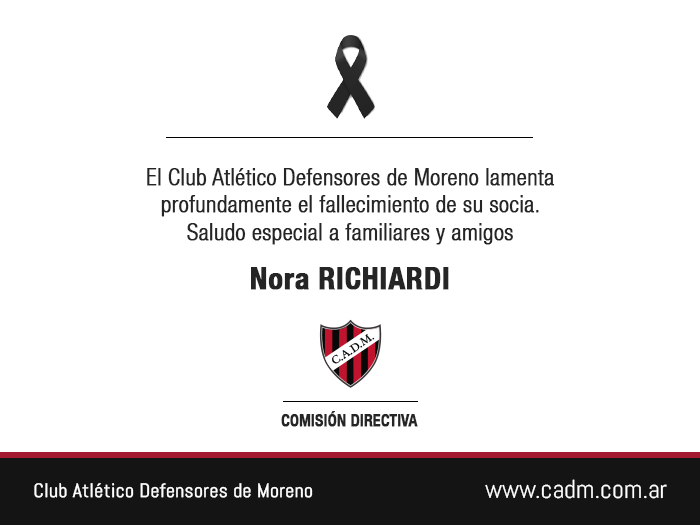 Despedida Nora Richiardi